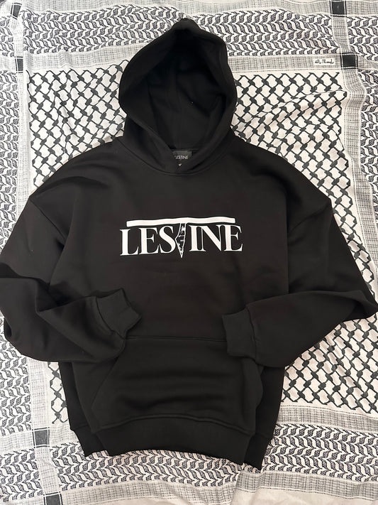 BLACK LESTINE HOODIE