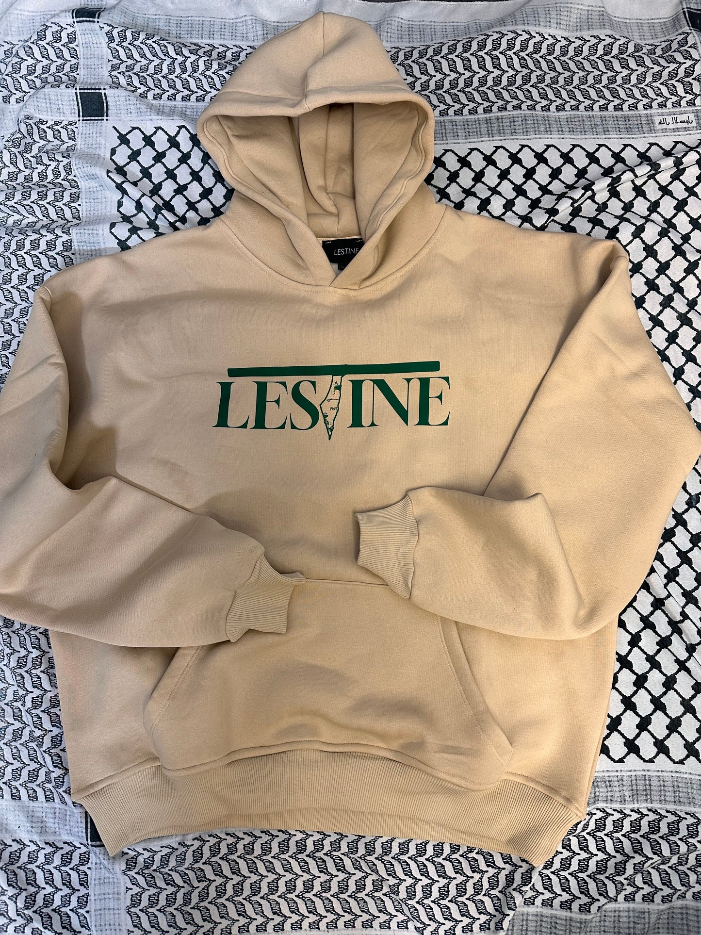 CREAMY BEIGE LESTINE HOODIE