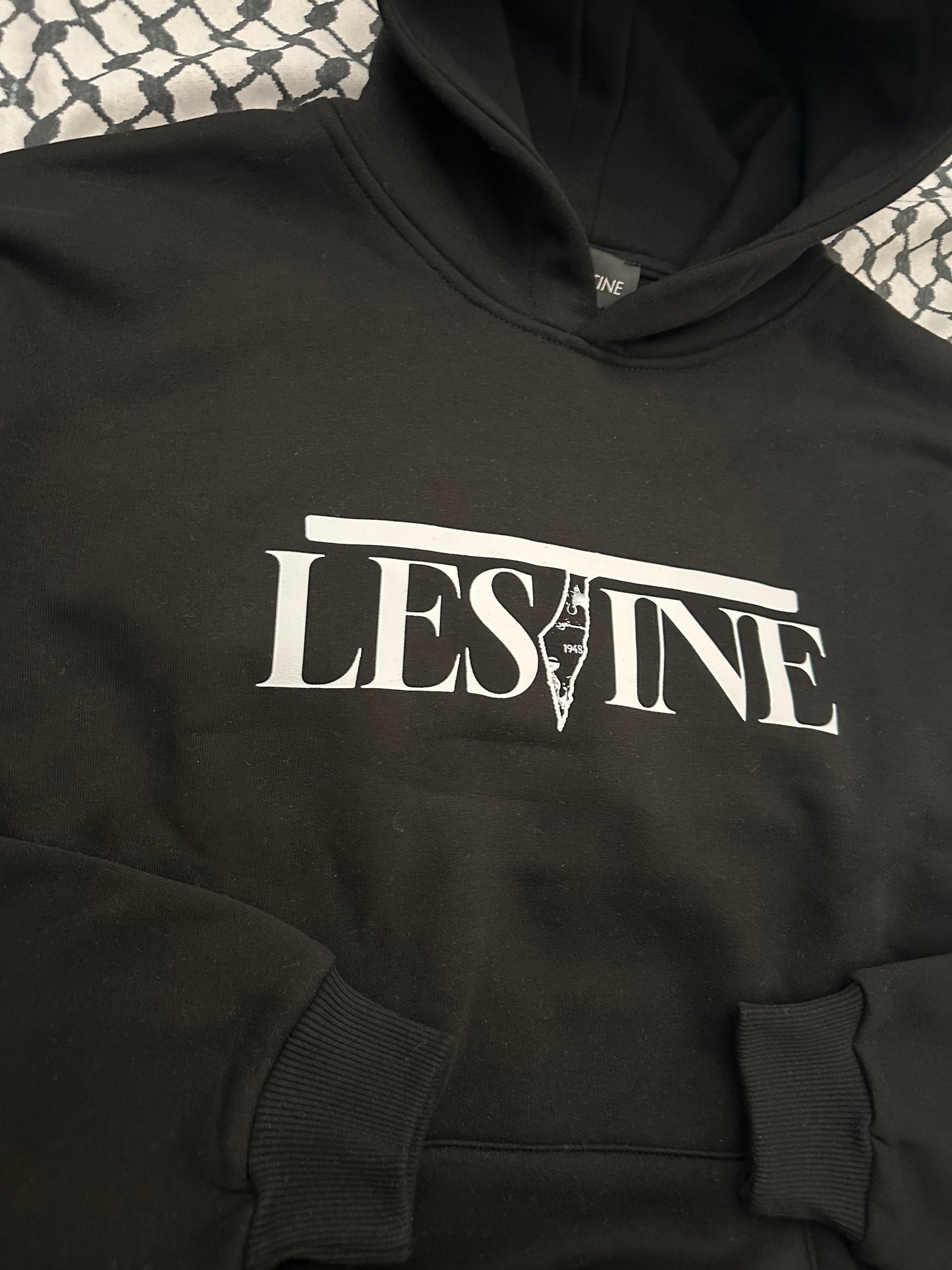 BLACK LESTINE HOODIE